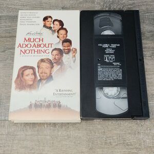 Much Ado About Nothing (VHS 1994) Kenneth Branagh, Emma Thompson, Keanu Reeves